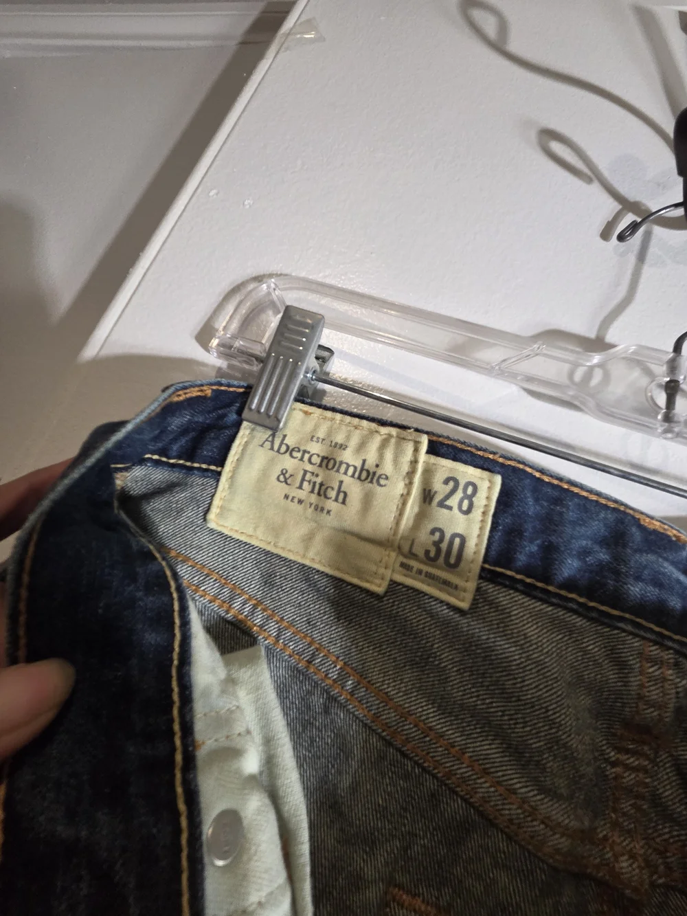 Abercrombie & Fitch Men's Slim Straight Blue Jeans